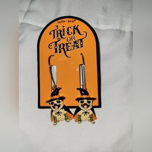 Bella + Jack Dog Halloween Earrings